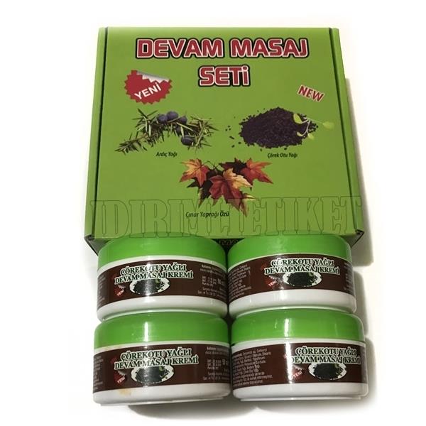 Çörek Otlu Devam Masaj Kremi Seti
