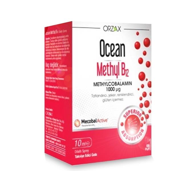 Ocean Methyl B12 10 Ml Dilaltı Sprey